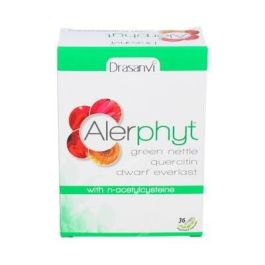 DRASANVI Alerphyt 36 Cápsulas - Suplemento con Quercitina, Ortiga Verde y Sol de Oro para Alergias y Bienestar Respiratorio Precio: 19.7899999. SKU: B1JX7PDK3F