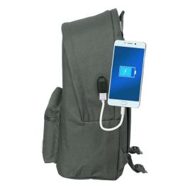 Safta Mochila Harper & Neyer Grey para Portátil 15.6" con USB