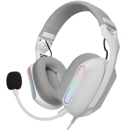 Mars Gaming MHPROW Auriculares Gaming MH-PRO con Micrófono Ultraligeros 190g Almohadillas AIR ARGB Jack 3.5 USB Blancos Multiplataforma Precio: 20.50000029. SKU: B15G37T38K
