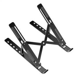 Elbe ACP-102 Soporte de Aluminio para Portátiles y Tablets con 6 Configuraciones de Ángulo