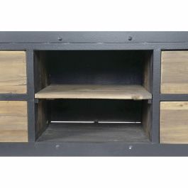 DKD Home Decor Librería Loft Pino y Metal Marrón Negro con Escalera, 4 Cajones y 5 Estanterías, Desmontable 243x160x45 cm DKD Home Decor Librería Loft Pino y Metal Marrón Negro con Escalera, 4 Cajones y 5 Estanterías, Desmontable 243x160x45 cm