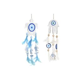 Decoracion Colgante Mediterraneo DKD Home Decor Blanco Azul 5 x 45 x 14 cm (2 Unidades) Precio: 17.78999959. SKU: B1AV5XJY6T
