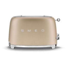 SMEG TSF01CHMEU Tostadora 2 Rebanadas Champagne Plástico Acero Inoxidable con Funciones Descongelar y Recalentar Precio: 226.50000043. SKU: B17WNJT3DB