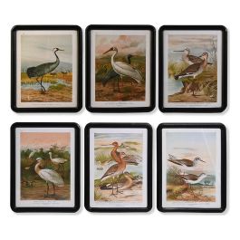 Cuadro Cottage DKD Home Decor Negro Verde 1.8 x 50 x 40 cm (6 Unidades) Precio: 190.50000057. SKU: B1EGWKL7MX