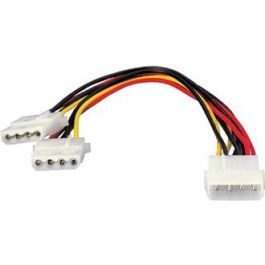 Equip Duplicador Cable Alimentación ATX 1 a 2 Molex (4-pin) para Disquetera/HDD/SSD 0.2m Multicolor Precio: 4.68999993. SKU: B18JLFS2DH