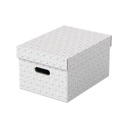 Esselte Caja de almacenaje mediana color blanco 365x265x205 mm Pack de 3 unidades Precio: 39.5791. SKU: B1GY4RKYMS