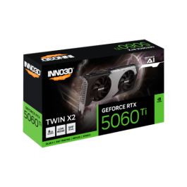 Inno3D N506T2-08D7X-193075N Tarjeta Gráfica RTX 5060 Ti 8GB GDDR7 128-bit Gaming Inno3D N506T2-08D7X-193075N Tarjeta Gráfica RTX 5060 Ti 8GB GDDR7 128-bit Gaming