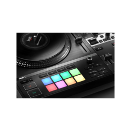 Hercules Consola DJ Control INPULSE T7 - 4780928, con 2 Giradiscos Duales Motorizados, Jog Wheels de 7", Serato DJ Lite y DJUCED