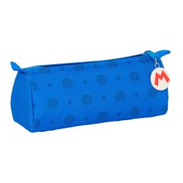 Estuche Escolar Super Mario Play Azul Rojo 21 x 8 x 7 cm