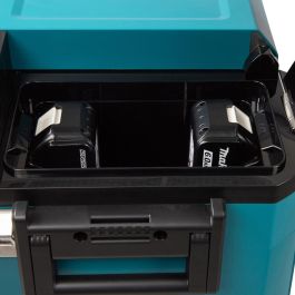 Makita CW004GZ Caja Refrigeradora y Calentadora 40V, Portátil 29 L, -18 a 60 °C, Batería/Corriente/CC