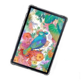 eSTUFF Funda Transparente Flexible TPU ORLANDO para Samsung Galaxy Tab S7/S8, Protección Absorción Impactos Esquinas Reforzadas