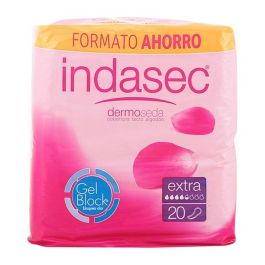Indasec Compresa Incontinencia Indasec Extra 20 u, Protección Dermoprotect y Controlsec para Mujer