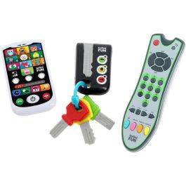 Infini Fun Caja Educativa para Bebés, Set 3 Juguetes: Teléfono, Control Remoto, Llaves – Aprende Animales, Números, Colores y Formas, +12 meses Precio: 42.50000007. SKU: B16MVBNBTW