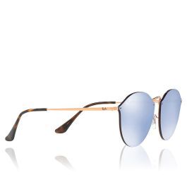 Rayban RB3574N 90351U Gafas de Sol Blaze Round Montura Bronce/Cobre Lente Azul Espejo Filtro 2N 59 mm