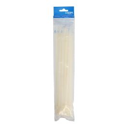Edm Bridas de nylon blanco 7.6x300 mm, alta calidad, bolsa de 25 unidades Precio: 3.58999982. SKU: S7916787