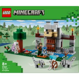 LEGO 21261 Minecraft La Fortaleza-Lobo Juego de Construcción Multicolor 312 Piezas para Niños a partir de 8 Años