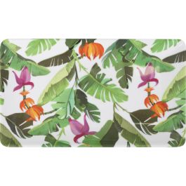 Alfares Bandeja Melamina con Brillo 25 x 15 cm para Frutas, Bananera, Hogar y Cocina, Color Surtido (12 Unidades)