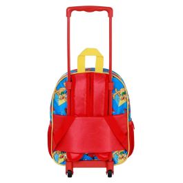 Disney Mickey Mouse Mochila Infantil 3D con Ruedas Scooter Azul