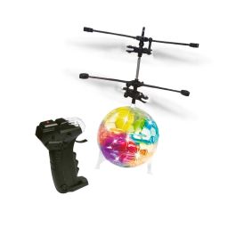 Tachan Bola Voladora con Luces LED y Control RC para +8 años, Juguete Familiar Interior/Exterior
