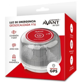 Avant AV1201 Baliza V16 Connected Homologada DGT Geolocalizable Base Imantada Luz Emergencia Coche Funciona a Pilas Precio: 41.68999945. SKU: B1FMRED55S