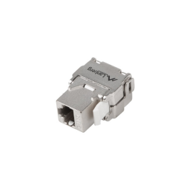 LANBERG KSFA-2000 Módulo Conector de Red Plano, Color Plata, Conector RJ-45 Precio: 7.49999987. SKU: B1H3MBALGL