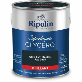 Ripolin RIP3174264714236 - Laca Glicerina Gris Antracita Brillo RAL 7016, 2 L Precio: 71.88999983. SKU: B18EYGN8MW