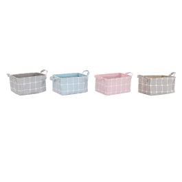 DKD Home Decor Cesta Basicos Gris Beige 25 x 18 x 35 cm (4 Unidades) Precio: 27.89000027. SKU: B15WTK83G5