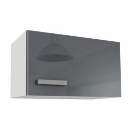 Armario de cocina alto con capucha L 60 cm - gris brillante