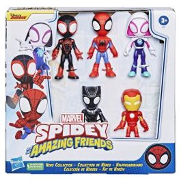 Pack 5 figuras Spidey Colección Hero, juguete infantil, Spidey y sus Extraordinarios Amigos, A partir de 3 años Pack 5 figuras Spidey Colección Hero, juguete infantil, Spidey y sus Extraordinarios Amigos, A partir de 3 años