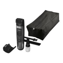 Wahl 1065-0460 Recortadora y Cortabarba Aquatrim Wet&Dry Impermeable para Uso en Seco o Húmedo con 39 Longitudes de Corte