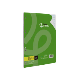 Liderpapel Recambio A4 100 Hojas 75gr Rayado 4 Taladros