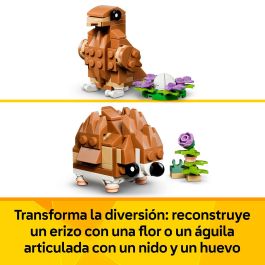 Lego Juego de construcción Lindo Hámster con Flor Lego Creator para 7 años+