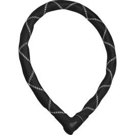 ABUS Iven Steel-O-Flex 8200/110 - Cable Antirrobo para Motocicleta de Acero y Sintético con Llave - 110 cm Negro