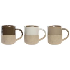 Mug Urban DKD Home Decor Beige Verde Oscuro 9 x 11 x 12.5 cm (12 Unidades) Precio: 47.49999958. SKU: B14FCYNLPJ