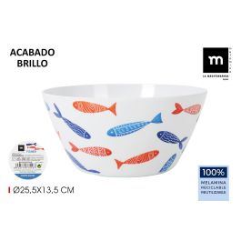 La Mediterranea Ensaladera Melamina Brillo Fisher 25.2x12 cm (8 Unidades) Precio: 31.78999967. SKU: B163VG48BN