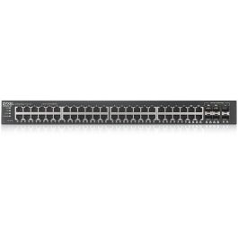 Zyxel GS2220-50-EU0101F Switch Gestionado L2 Gigabit Ethernet 44 Puertos RJ45 4 SFP Montaje Rack 100 Gbit/s Negro