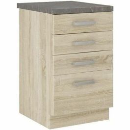 LASSEN Mueble Bajo 4 Cajones con Encimera, Roble Sonoma, 40x51,6x85 cm Precio: 142.49999995. SKU: B1K4P5EHDX