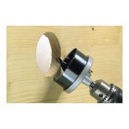 Wolfcraft 2160000 Sierra de Corona Múltiple Professional Ø25-62 mm Acero Wolframio 7 Sierras Cambio Rápido Profundidad Corte 33mm