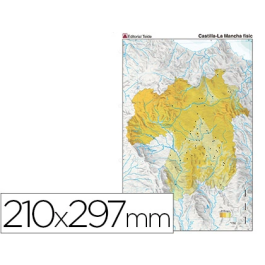 Teide Mapa Mudo Color Din A4 Castilla-La Mancha Físico 210 x 297 mm Precio: 24.49999968. SKU: B19HXSRPZB