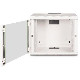 DIGITUS Carcasa de Pared Unique 9U 600x450mm Gris - Rack Mural para Servidores y Redes 100kg IP20