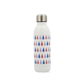 Quid Botella de Agua Rubic Acero Inoxidable 0,5 L Color Acero Reutilizable 100% Saludable Sin BPA para Deporte Oficina Viaje Precio: 4.58999948. SKU: S2710079