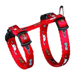 Trixie TRI4011905041445 Arnés para Gatitos Junior con Correa, Diseño Gato, Arnés 21-33 cm x 8 mm, Correa 1.20 m