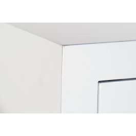 Cajonera Oriental DKD Home Decor Blanco Plateado 27 x 101 x 63 cm Cajonera Oriental DKD Home Decor Blanco Plateado 27 x 101 x 63 cm