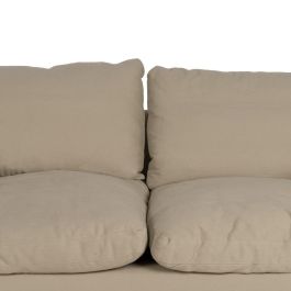 Sofá 2 Plazas Beige Tejido-Madera 180 X 100 X 83 cm