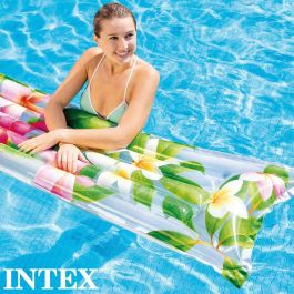 Colchoneta Hinchable Intex Tropical 183 x 14 x 69 cm (24 Unidades)