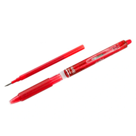 Pilot Bolígrafo Tinta Borrable Frixion Clicker 0.7 Rojo Retráctil