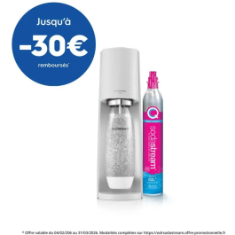 Sodastream Máquina TERRA Blanca con Botella 1L Compatible con Lavavajillas Precio: 102.50000024. SKU: B16QKNH8VR