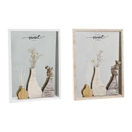 Espejo de pared DKD Home Decor Blanco Natural Cottage 30 x 4 x 40 cm (2 Unidades) (2 Piezas) Precio: 51.49999943. SKU: S3029722