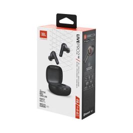 JBL Live Pro 2 Auriculares Inalámbricos True Wireless, Cancelación Activa de Ruido (ANC), Bluetooth 5.2, IPX5, con Estuche de Carga, Color Negro