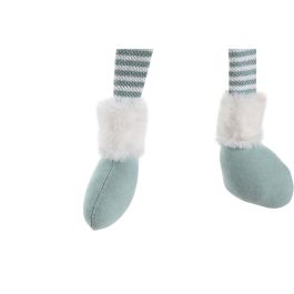 DKD Home Decor Figura Navidad Fantasia Verde Blanco Poliester 90 x 21 x 13 cm